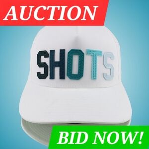 G/FORE Hat Cap Snow (White) Shots Ripstop Snapback Golf Hat Outdoor